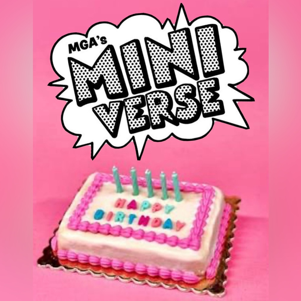 Birthday sheet cake party bday Miniverse make it mini food from scratch series 1